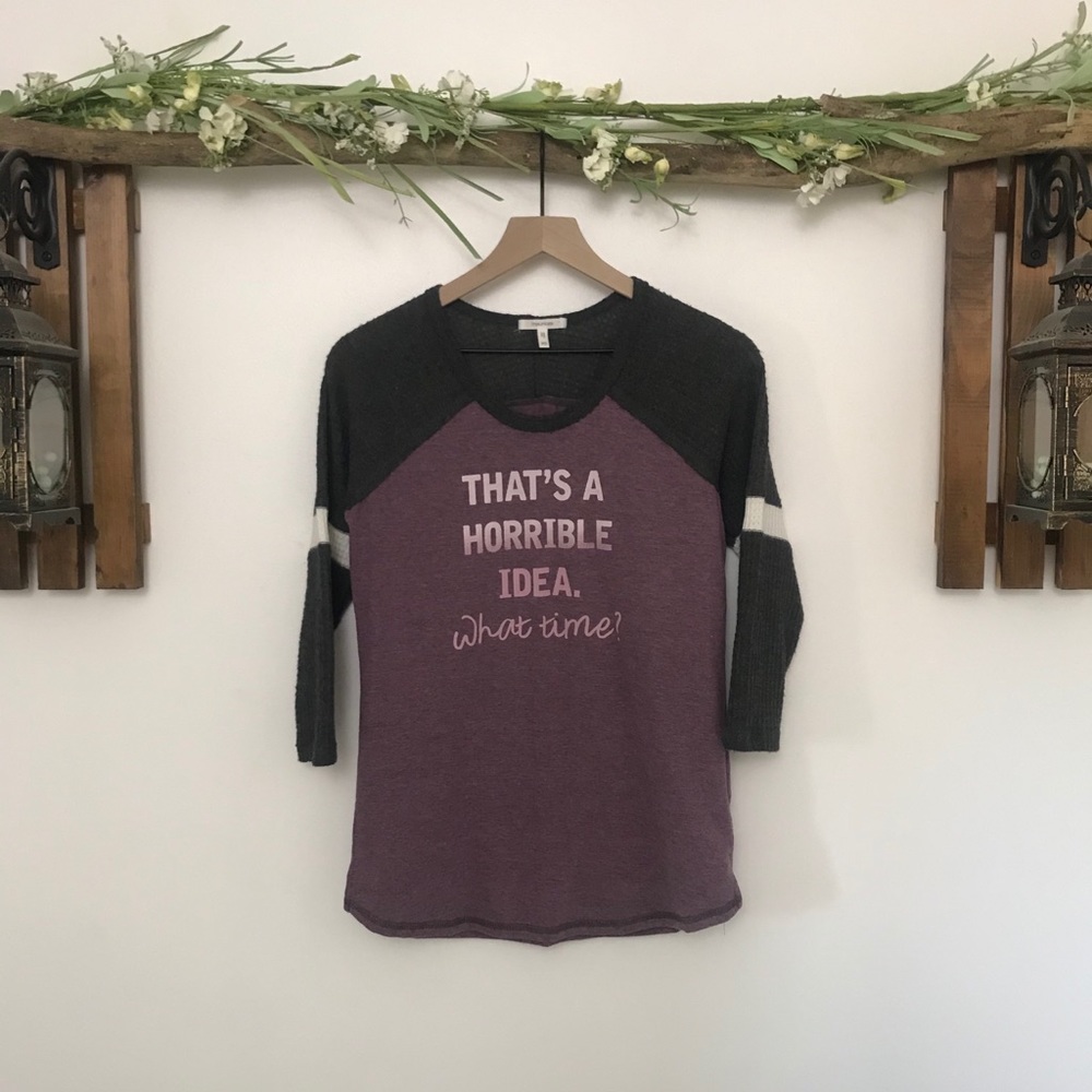 👚Maurices Graphic Waffle Knit Tee👚